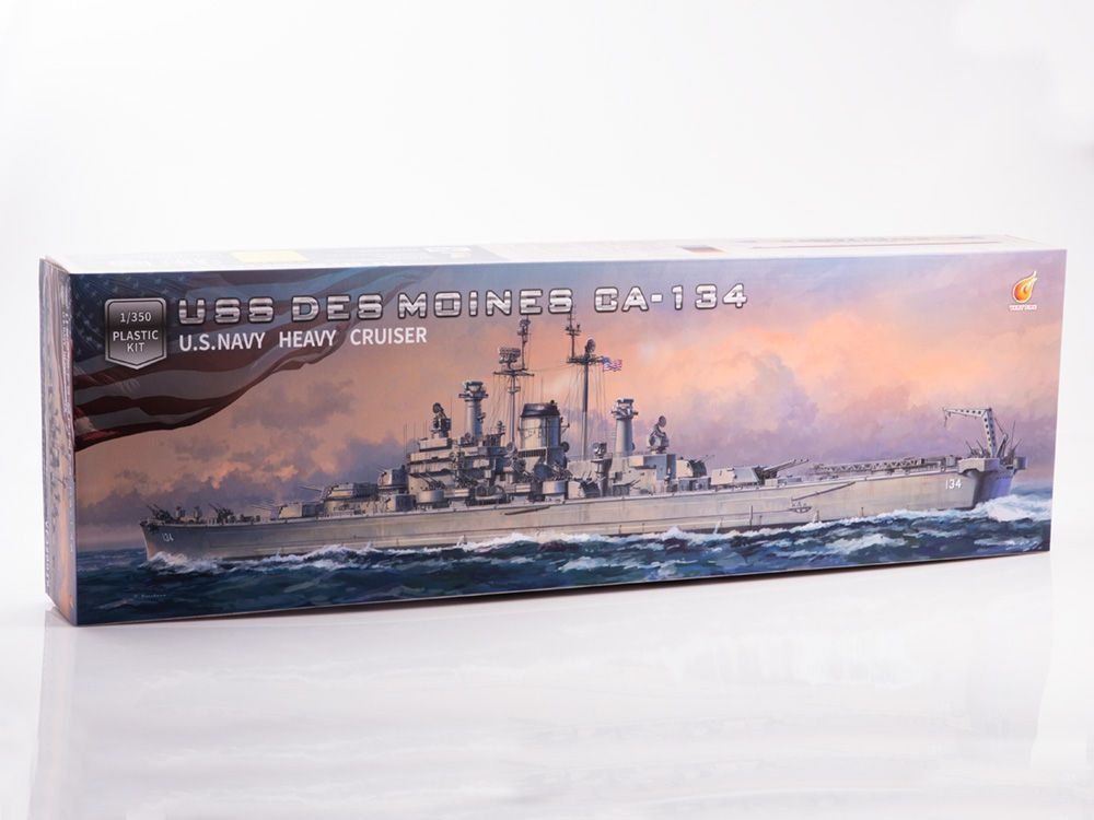 Сборная модель судна Very Fire USS Des Moines CA-134, масштаб 1/350 #1