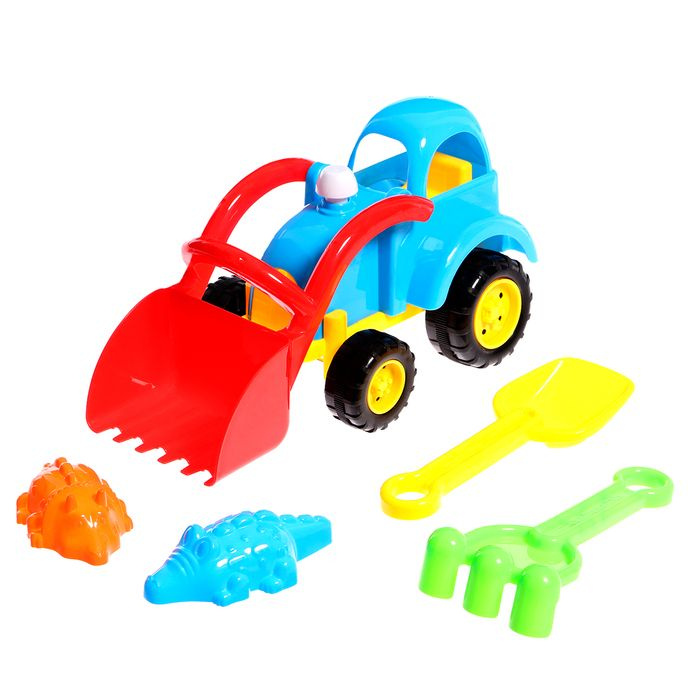 Песочный набор Трактор , 5 предметов, цвета #1
