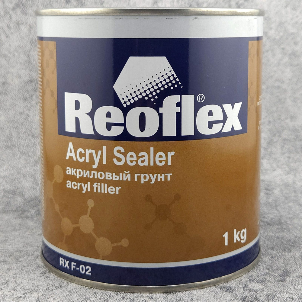 Грунт REOFLEX Acryl Sealer акриловый белый, банка 1 кг., RX F-02 #1