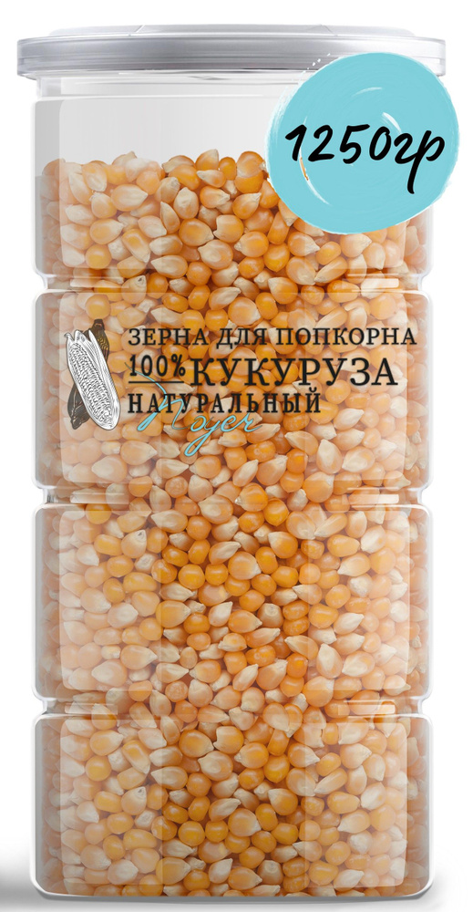 Кукуруза для попкорна (Зерно кукурузы для приготовления попкорна) NOYER 1250 гр.  #1