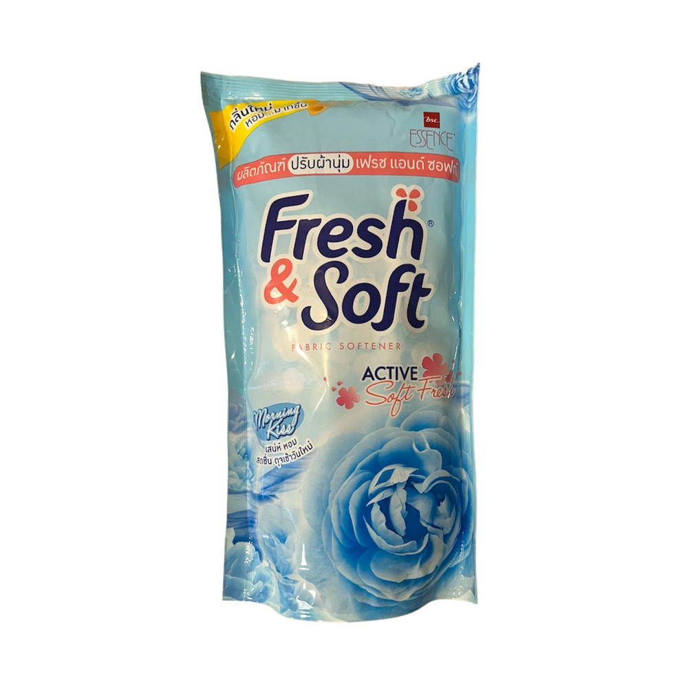 LION Кондиционер для белья Essence Fresh&Soft Active Blue Fresh / Мягкая упаковка 550 мл / Таиланд  #1