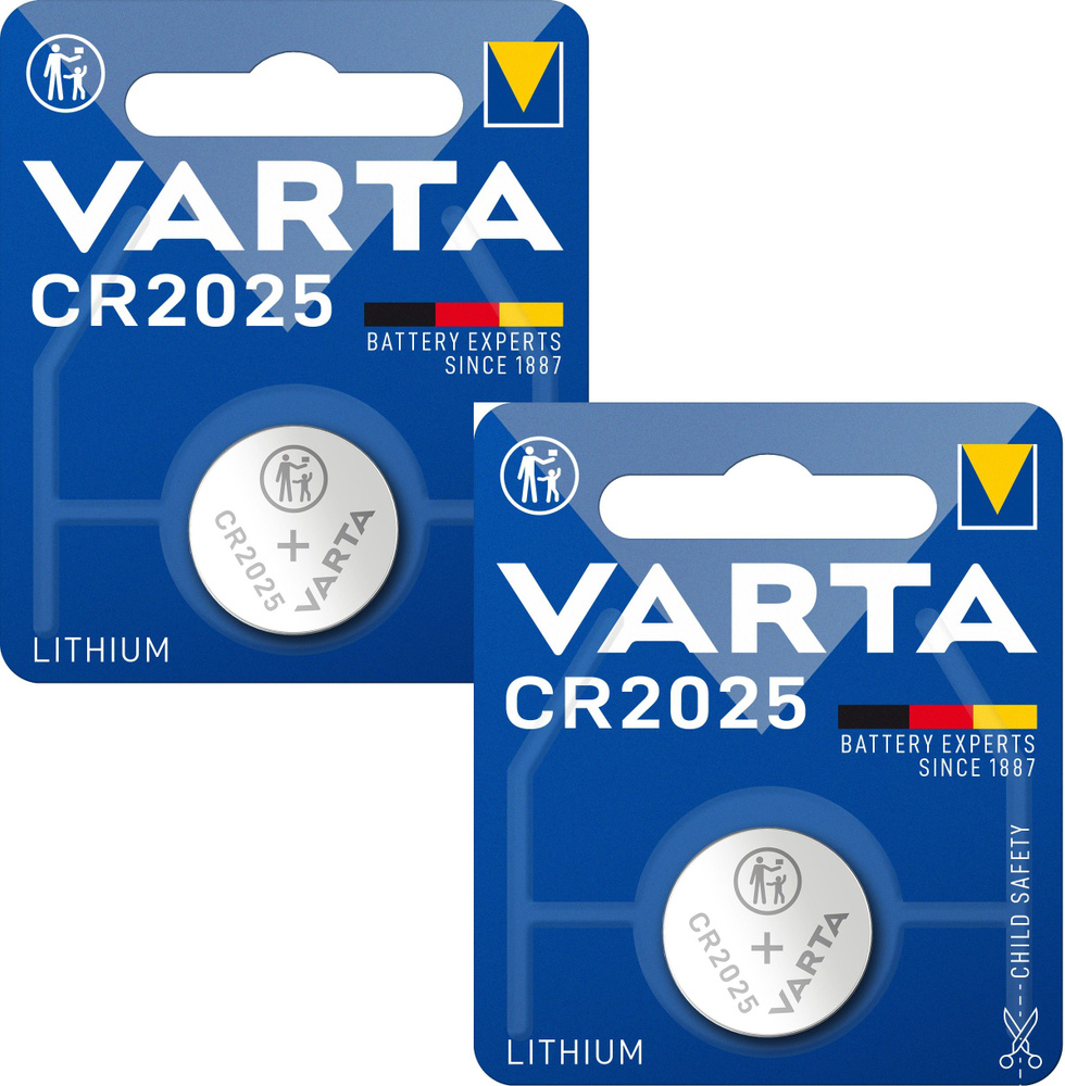 Батарейка CR2025 3V VARTA LITHIUM 2шт. #1