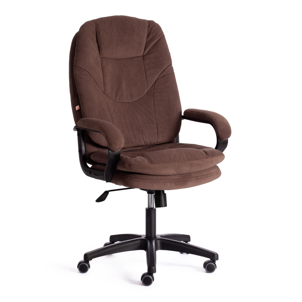 Tetchair Офисное кресло Компьютерное кресло TetChair COMFORT LT (22) флок , коричневый, 6, коричневый, #1