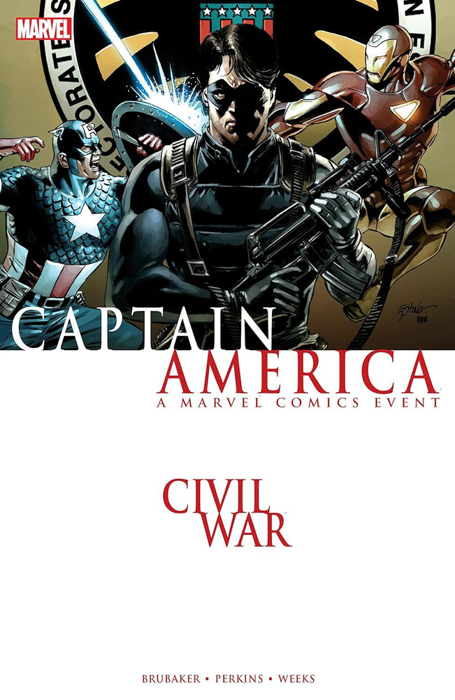 Комикс Marvel Comics Civil War: Captain America. На английском языке. #1