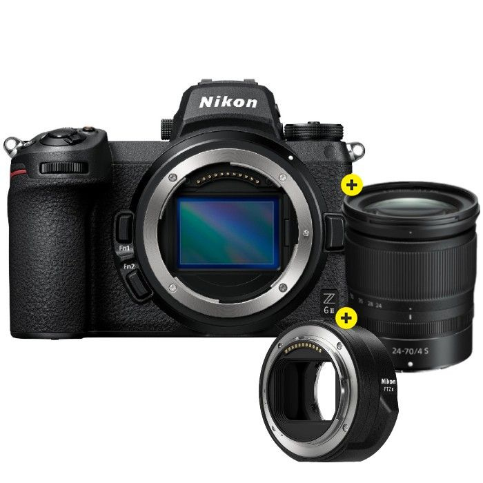 Фотоаппарат Nikon Z6Kit Nikkor Z 24-70mm f/4S Black + FTZ адаптер #1