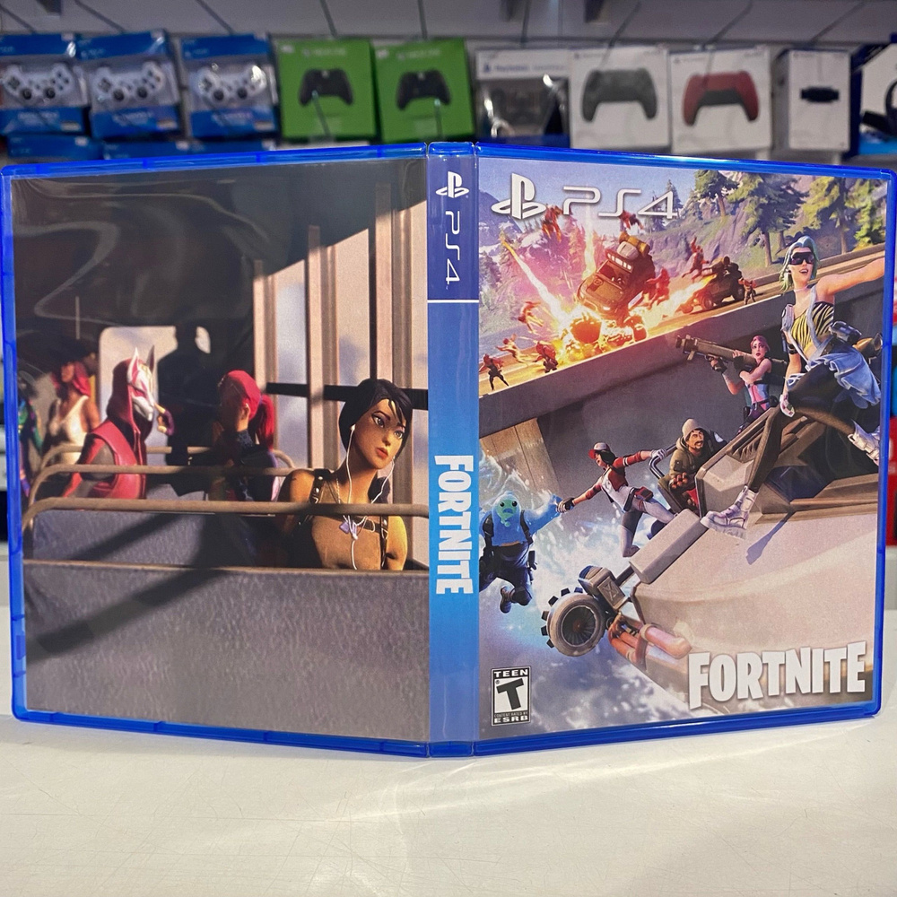 Игра "Fortnite" PS4 - Кастомная обложка для диска #1