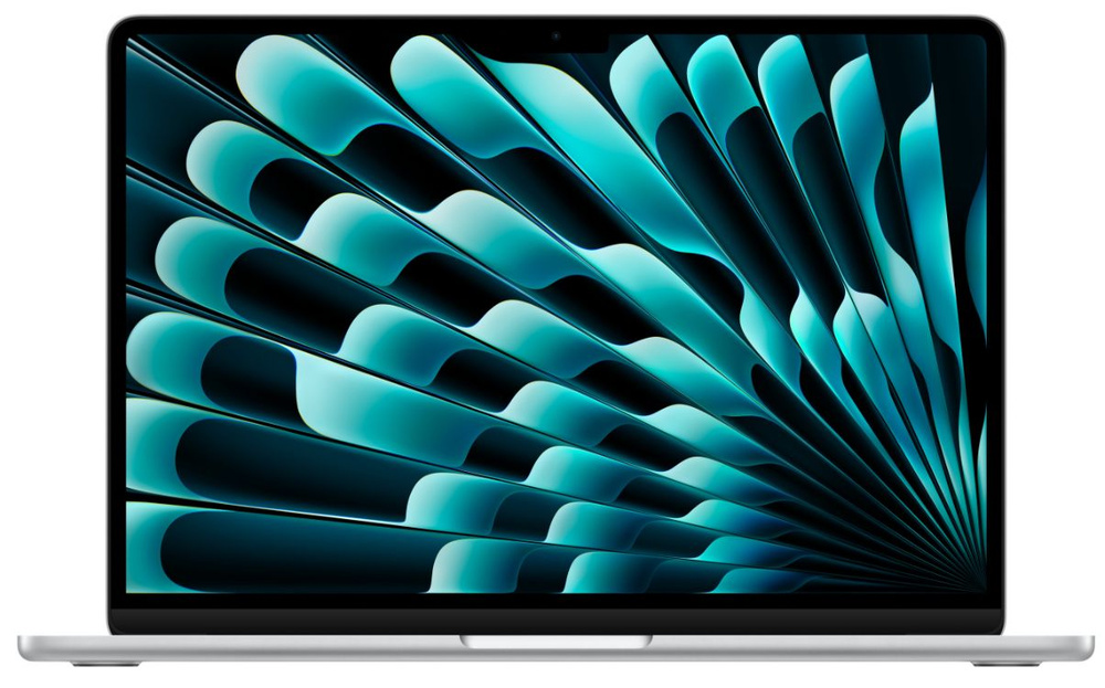 Apple MacBook Air 13 (2024) Ноутбук 13", Apple M3 (8 CPU, 8 GPU), RAM 8 ГБ, SSD, macOS, (MRXQ3), серебристый, #1