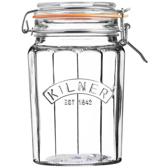 Банка гранёная Kilner Clip Top, 950 мл #1