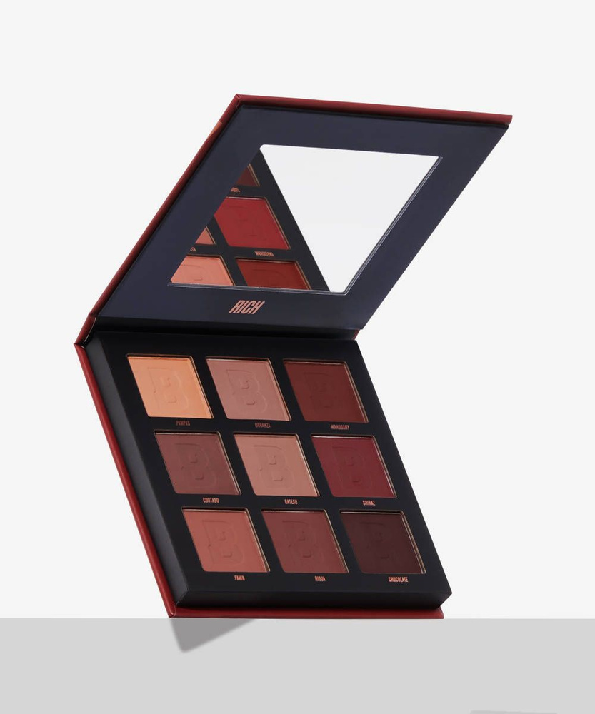 Палетка теней для век Beauty Bay RICH 9 colour palette #1