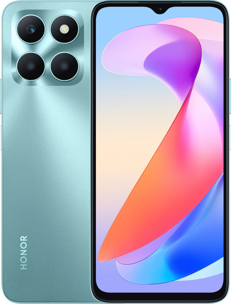 Honor Смартфон X6A 4/128 ГБ, зеленый #1