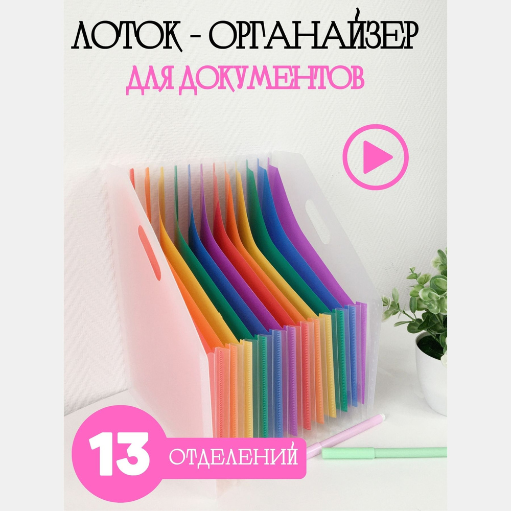  Папка-органайзер A4 (21 × 29.7 см), 1 шт. #1