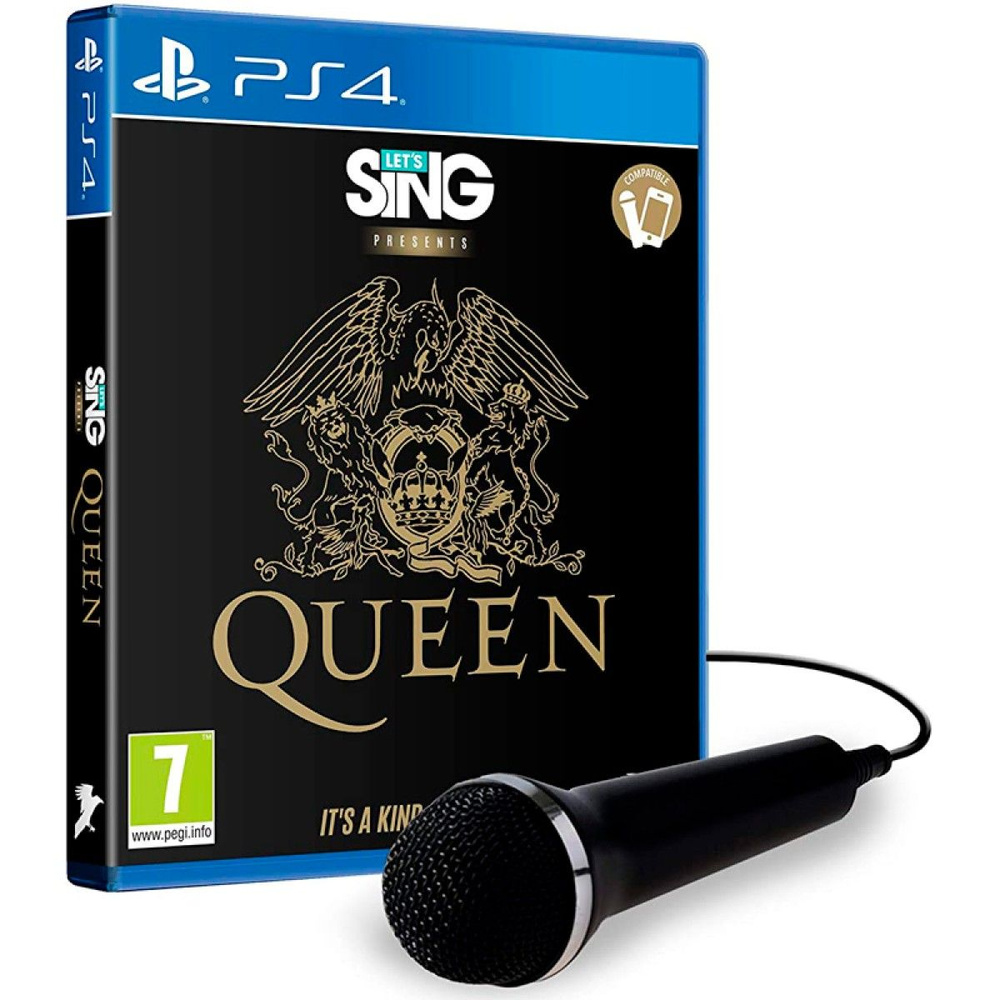 Let's Sing: Queen. Single Mic Bundle (Игра + Микрофон) (PS4) #1