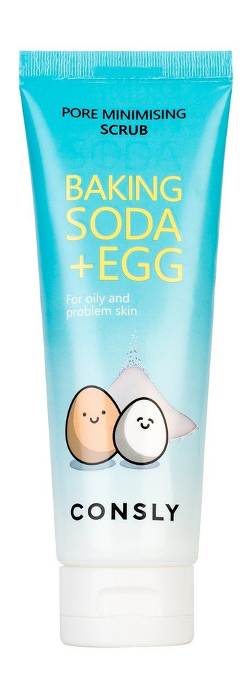 Скраб для лица с содой и яичным белком Baking Soda & Egg Pore Minimising Scrub, 120 мл  #1