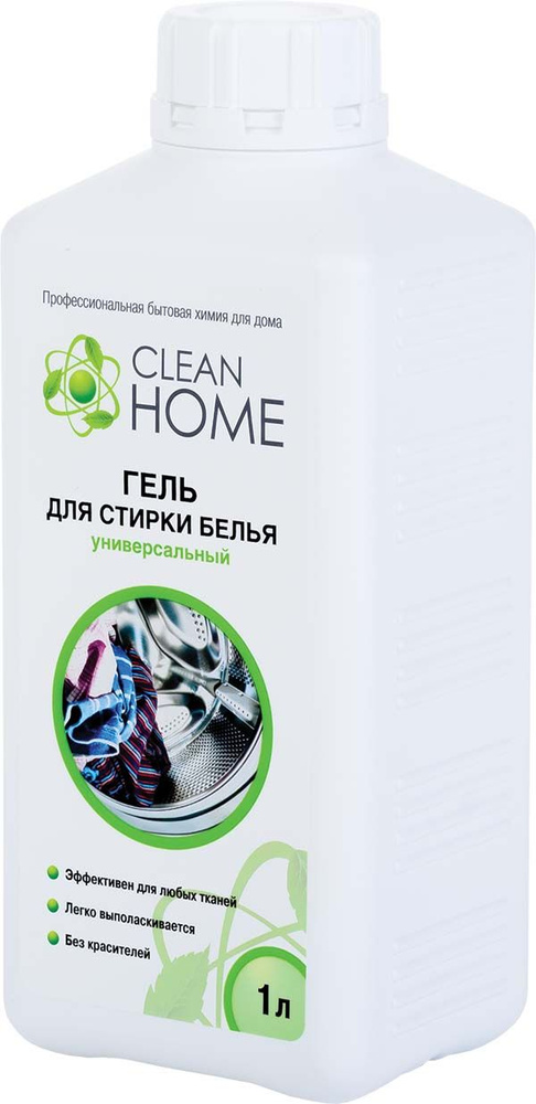 Гель для стирки белья универсальный 1л, бытовая химия Clean Home  #1