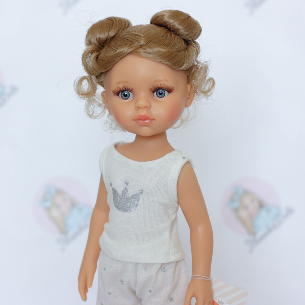 Кукла Paola Reina (Паола Рейна) Валерия, русые волосы, глаза голубые, рост 32 см (арт. 13226). Открытка #1