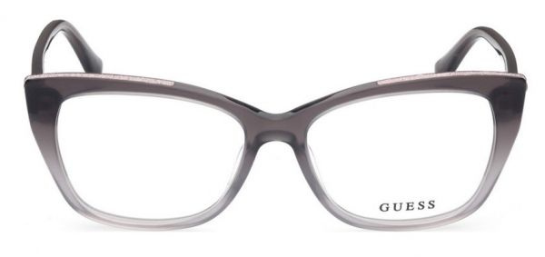 Женская оправа для очков Guess GU 2852 005, цвет: серый, бабочка, пластик  #1