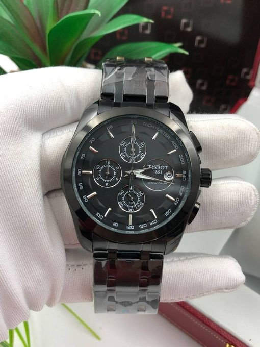 Мужские наручные часы TISSOT с металлическим ремешком в подарочной упаковке  #1