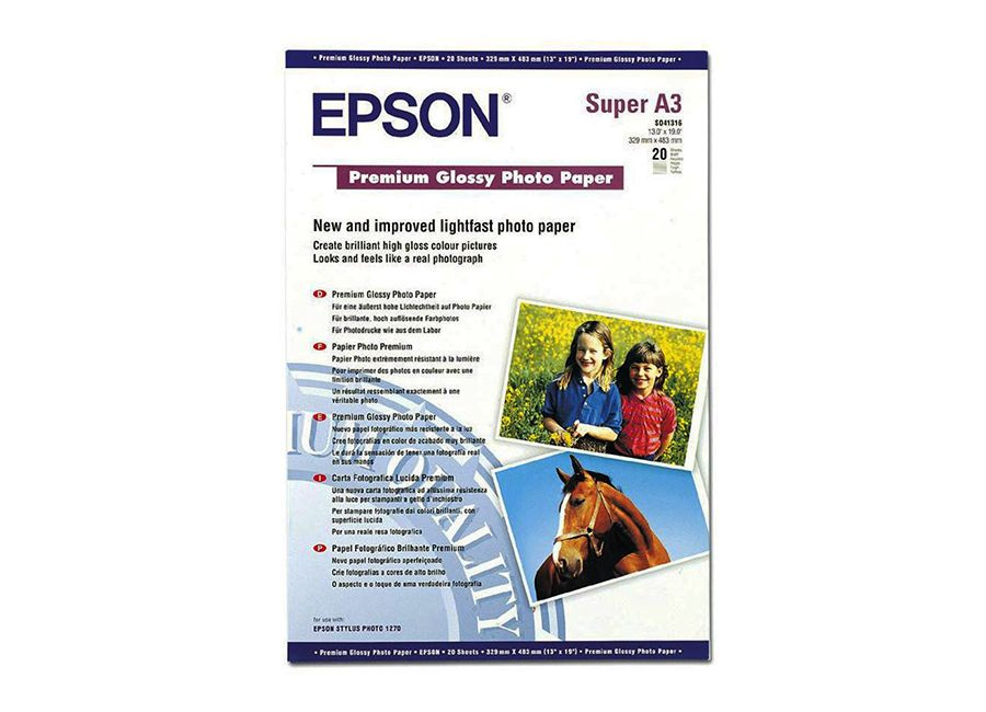 Epson Бумага для принтера A3 (29.7 × 42 см), 20 лист., шт #1