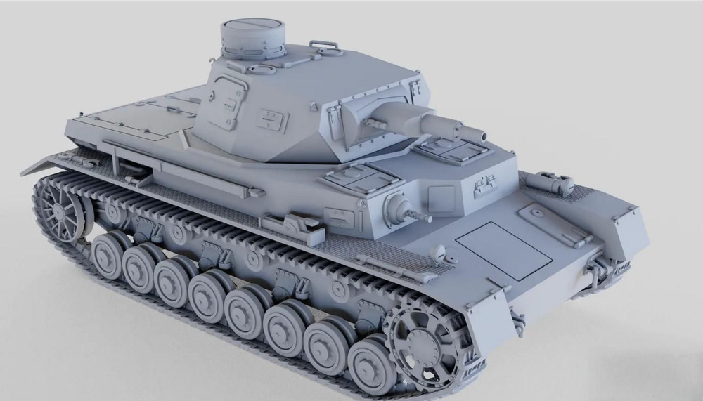 Panzer IV A сборная модель танка в масштабе 1 72 #1