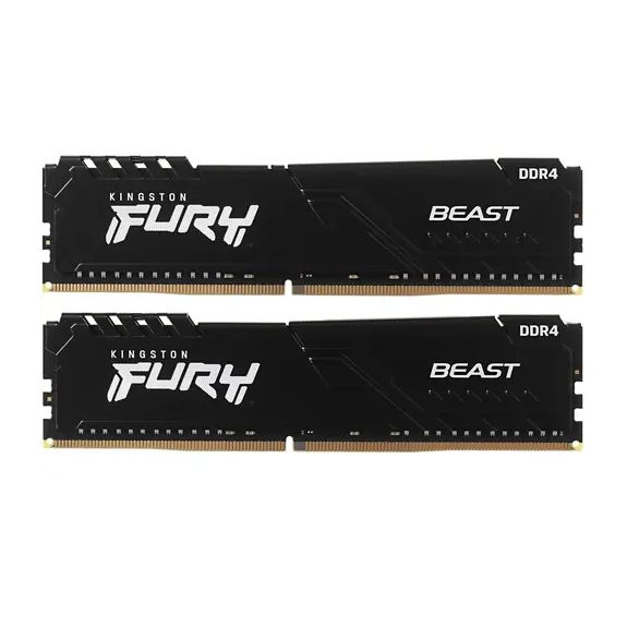 Kingston Оперативная память Fury Beast Black 2x32 ГБ (KF432C16BBK2/64) #1