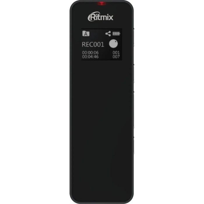 Диктофон RITMIX RR-880, 16Гб, 400 мАч, micro USB,черный #1