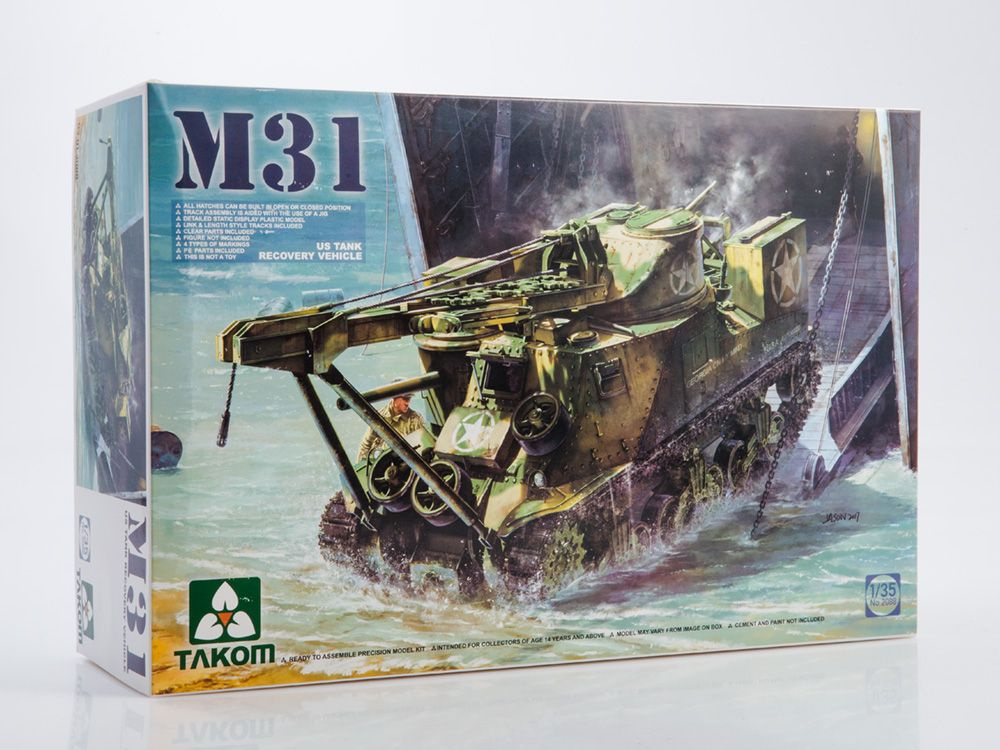 Сборная модель военной техники TAKOM M31 US Tank Recovery Vehicle, масштаб 1/35  #1