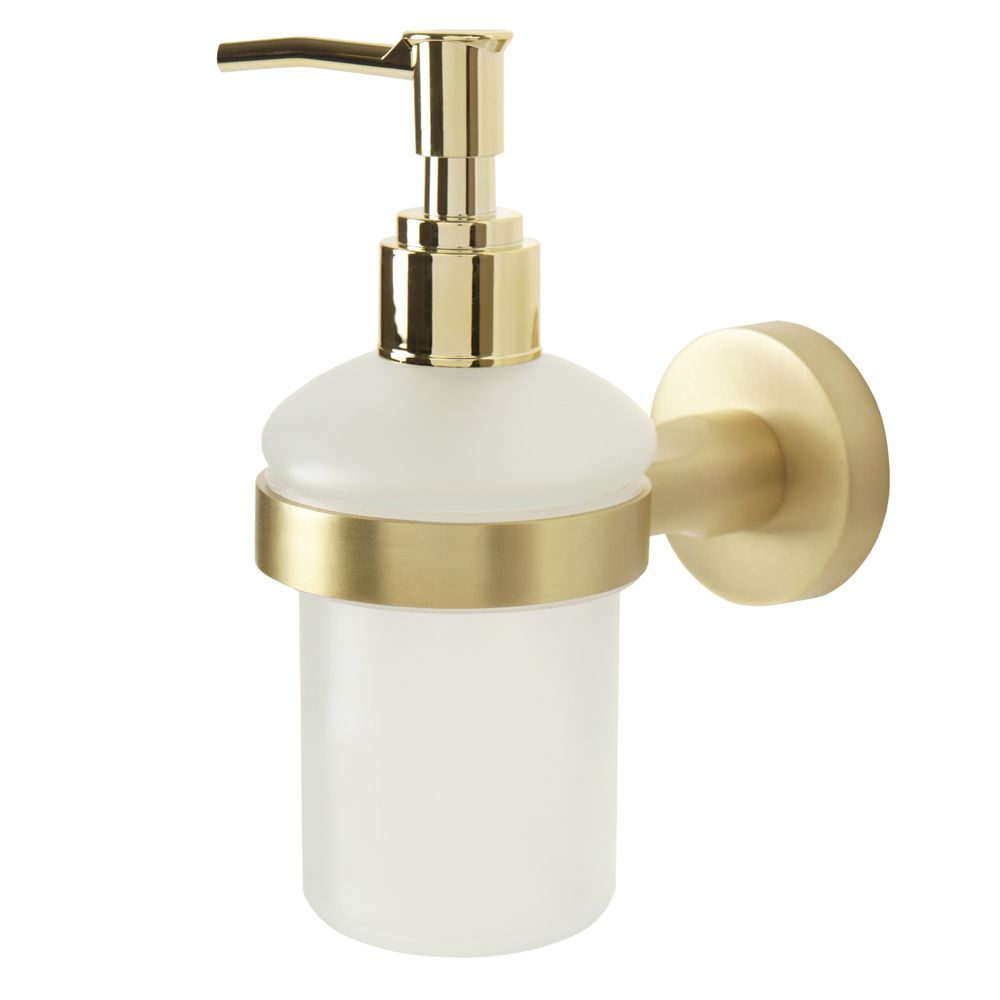 Дозатор для жидкого мыла ванну Gold Raindrops, диспенсер для моющего средства  #1