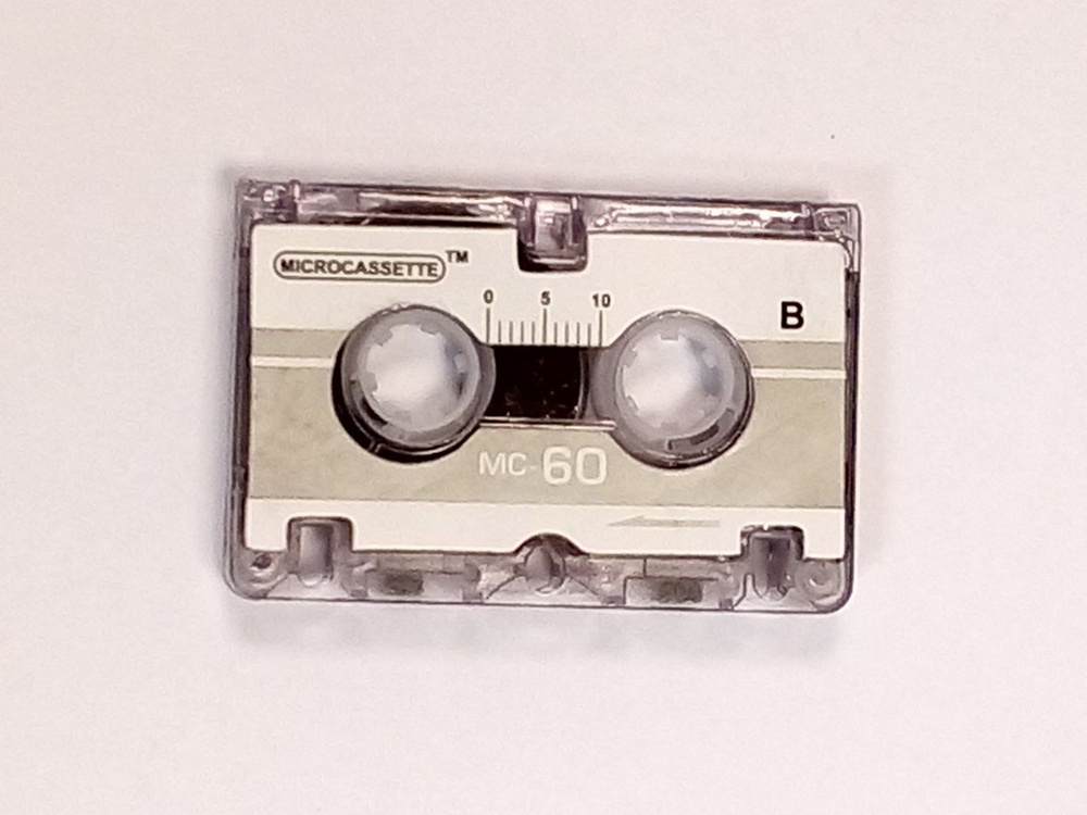 Кассетный плеер micro cassette, белый, черный #1