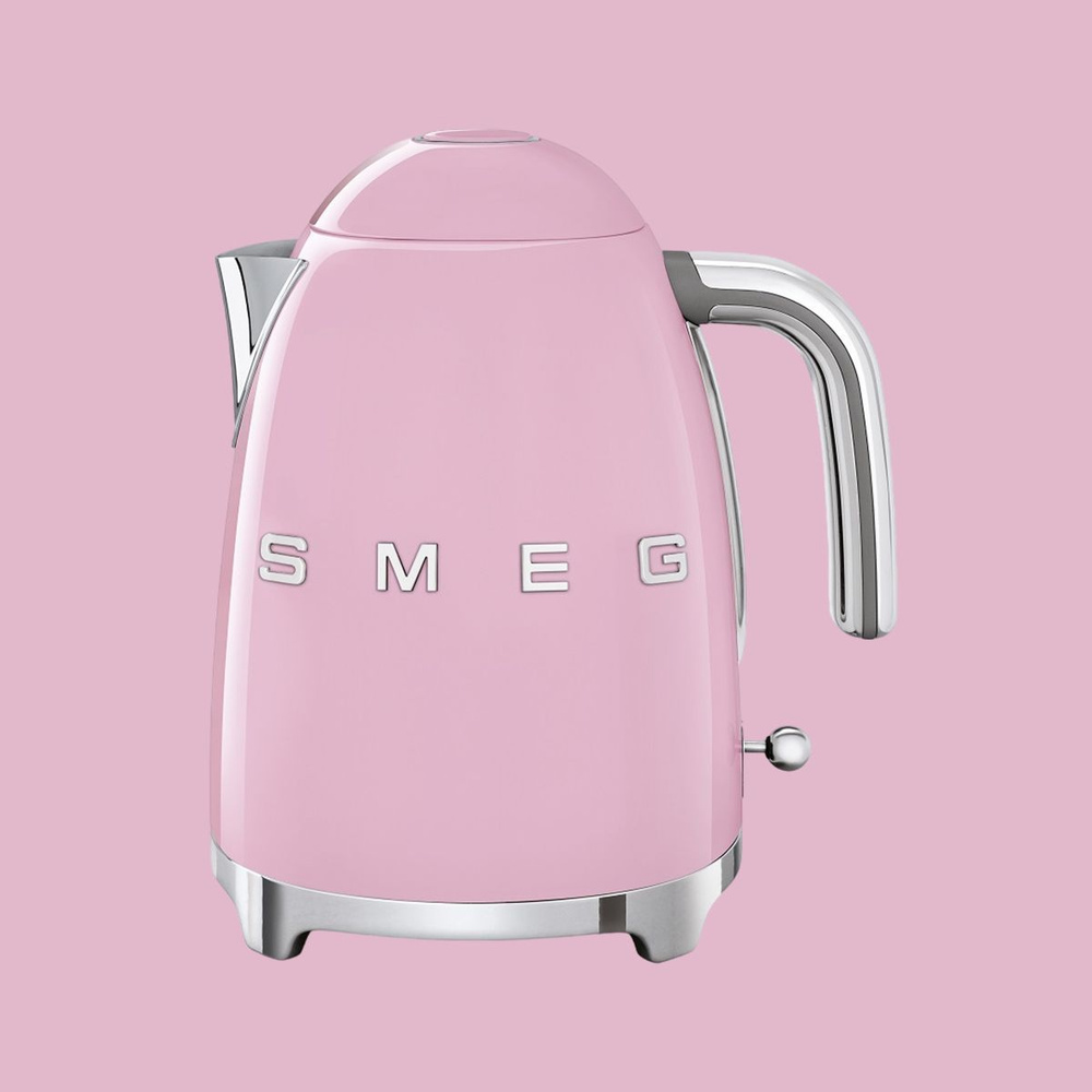 Электрический чайник Smeg KLF03PKEU, объем 1,7 л, розовый #1