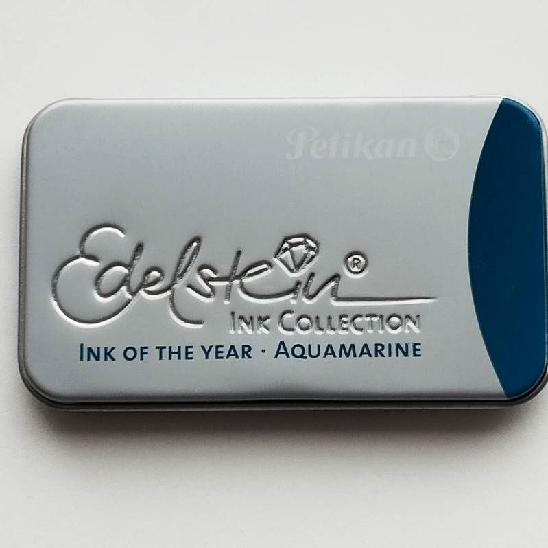 Картриджи Pelikan Edelstein Сине-зелёные GTP/ EIAQ/6 (PL300100) Aqгamarine для ручек перьевых (6шт)  #1