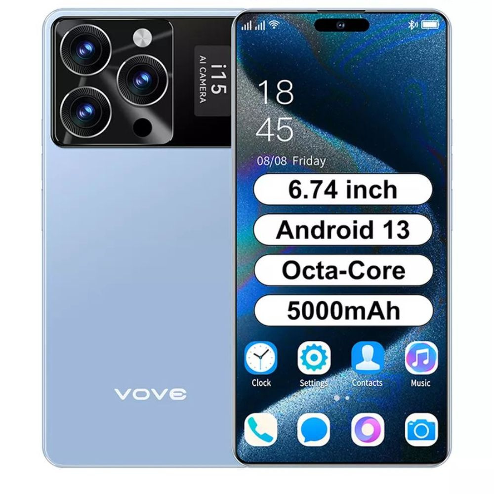 vove Смартфон 01I15 EU 16/512 ГБ, синий #1