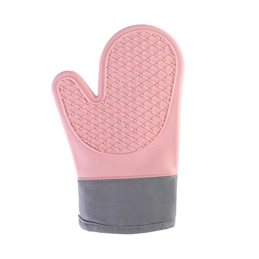 Кухонные силиконовые рукавицы (Pink/Розовые) #1