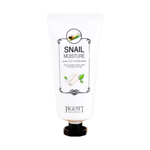 Jigott Крем для ног "муцин улитки" - Snail moisture foot cream,100 мл #1