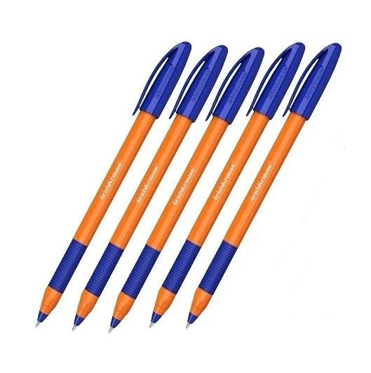 ErichKrause Набор ручек Шариковая, толщина линии: 0.3 мм, цвет: Синий, 5 шт.  #1