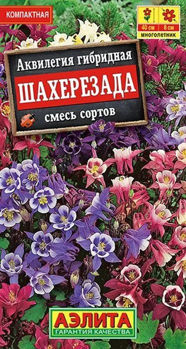 Семена Аквилегия Шахерезада, смесь сортов (0,1 г) - Агрофирма Аэлита  #1