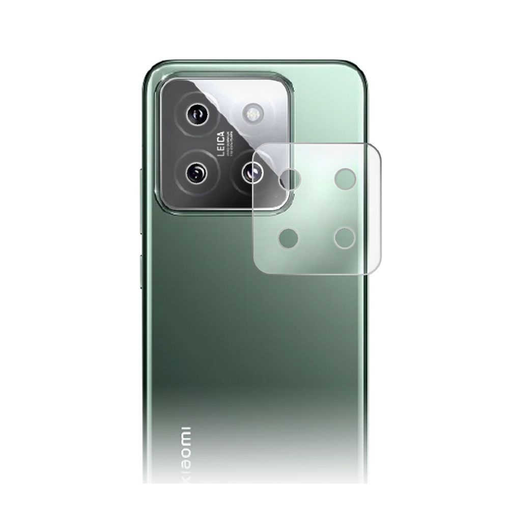 Стекло защитное гибридное Krutoff для блока камер Xiaomi 14 Pro (2шт.)  #1