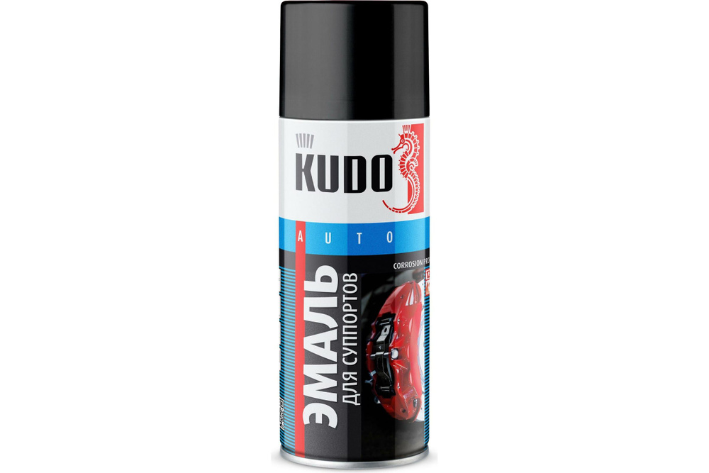 Эмаль для суппортов KUDO чёрная KU-5214 #1