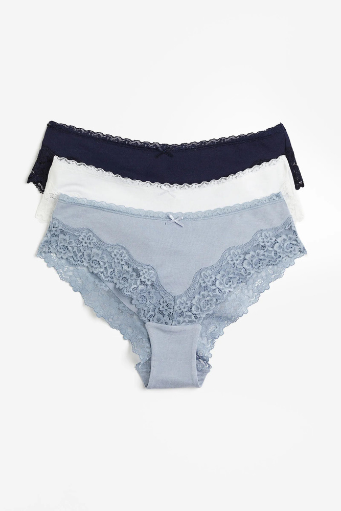 Комплект трусов хипстеры H&M Ladies Briefs, 3 шт #1