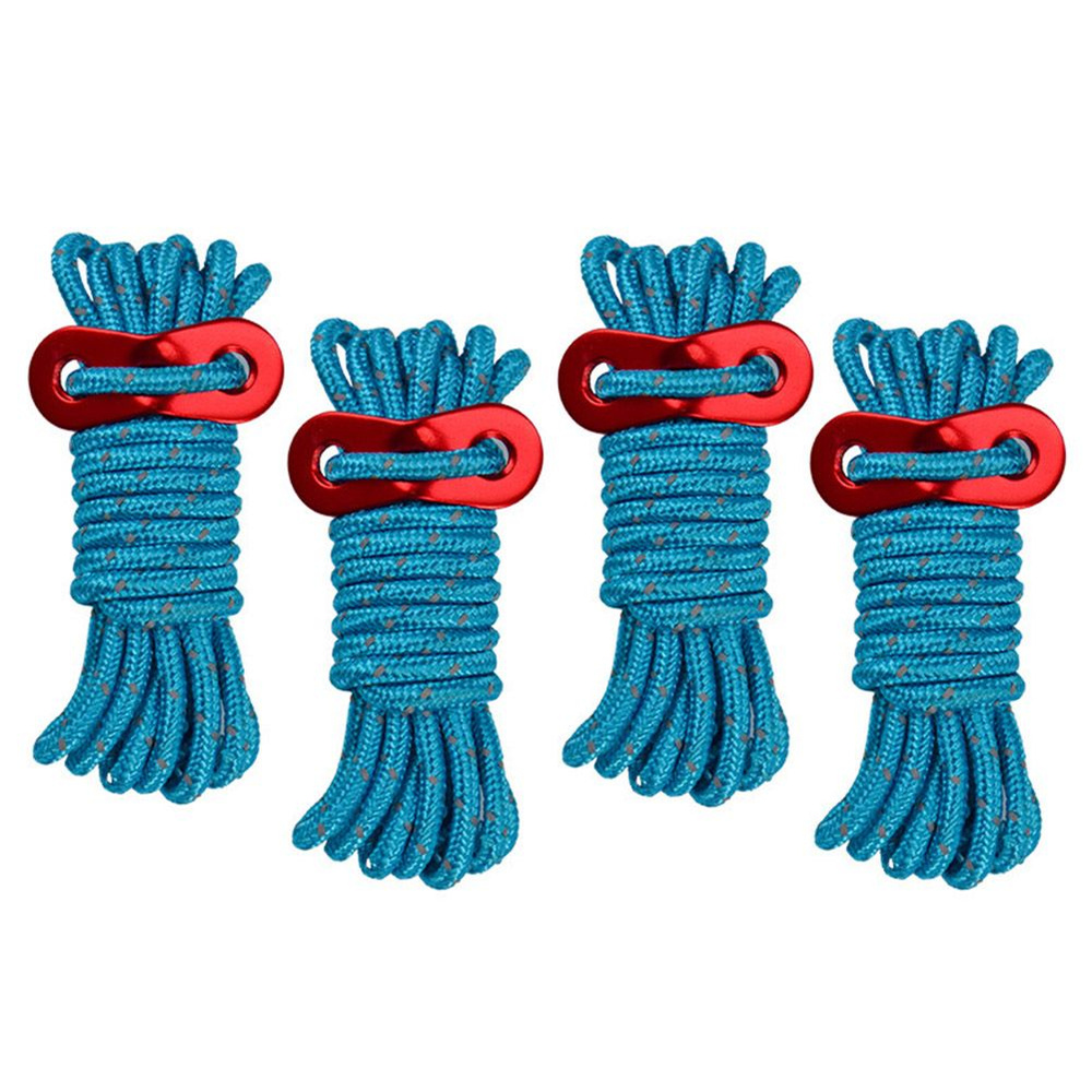 Набор оттяжек для палатки (со светоотражающей нитью) 4 шт по 2 м  #1