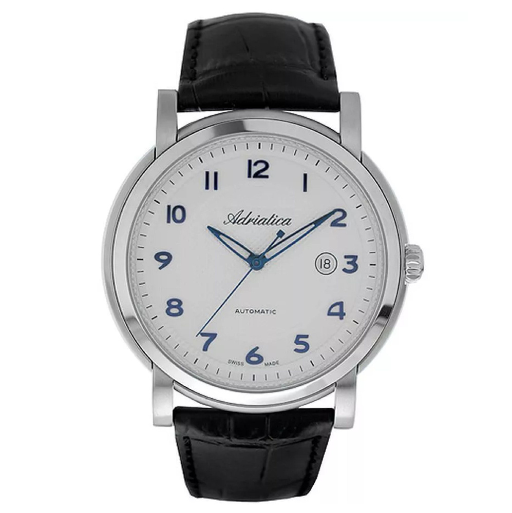 ADRIATICA A8198.52B3A мужские швейцарские наручные часы с сапфировым стеклом и датой  #1