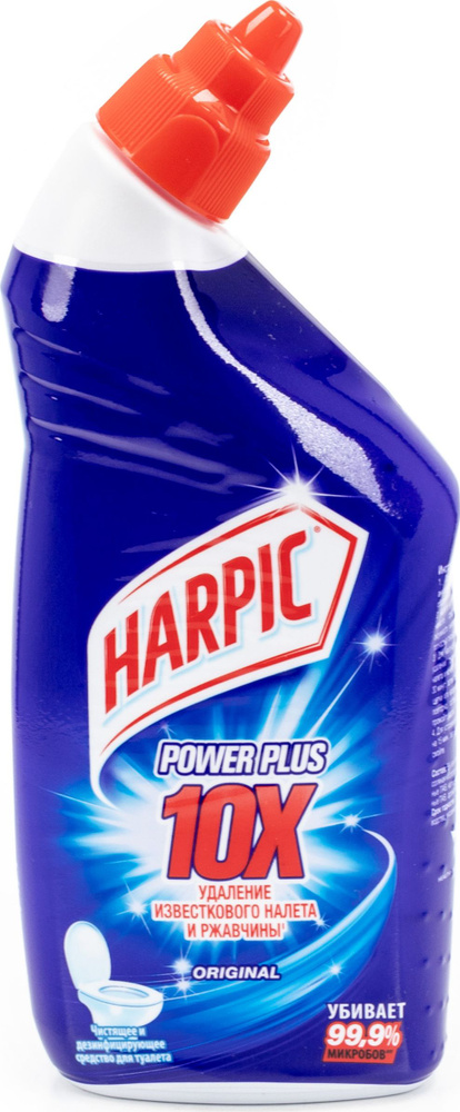 Чистящее средство универсальное Harpic / Харпик Power Plus Original, гель антибактериальный, для чистки #1
