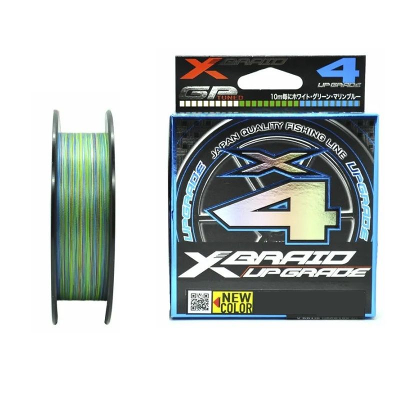 Шнур плетеный YGK X-Braid Upgrade X4 #0.6 (180 м, 0.128 мм, 5.4 кг) #3Color #1