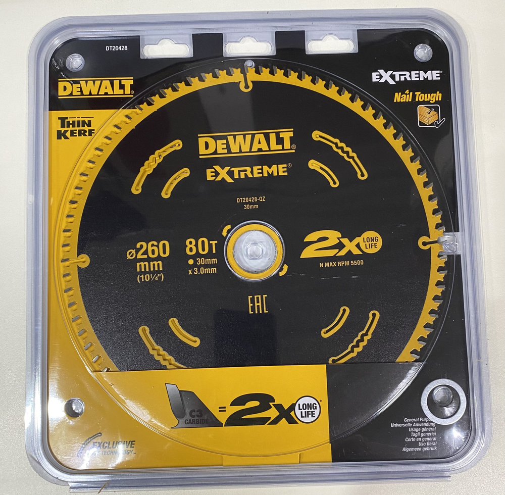 DeWalt Диск пильный 260 x 3.0 x 30; 80  зуб. #1