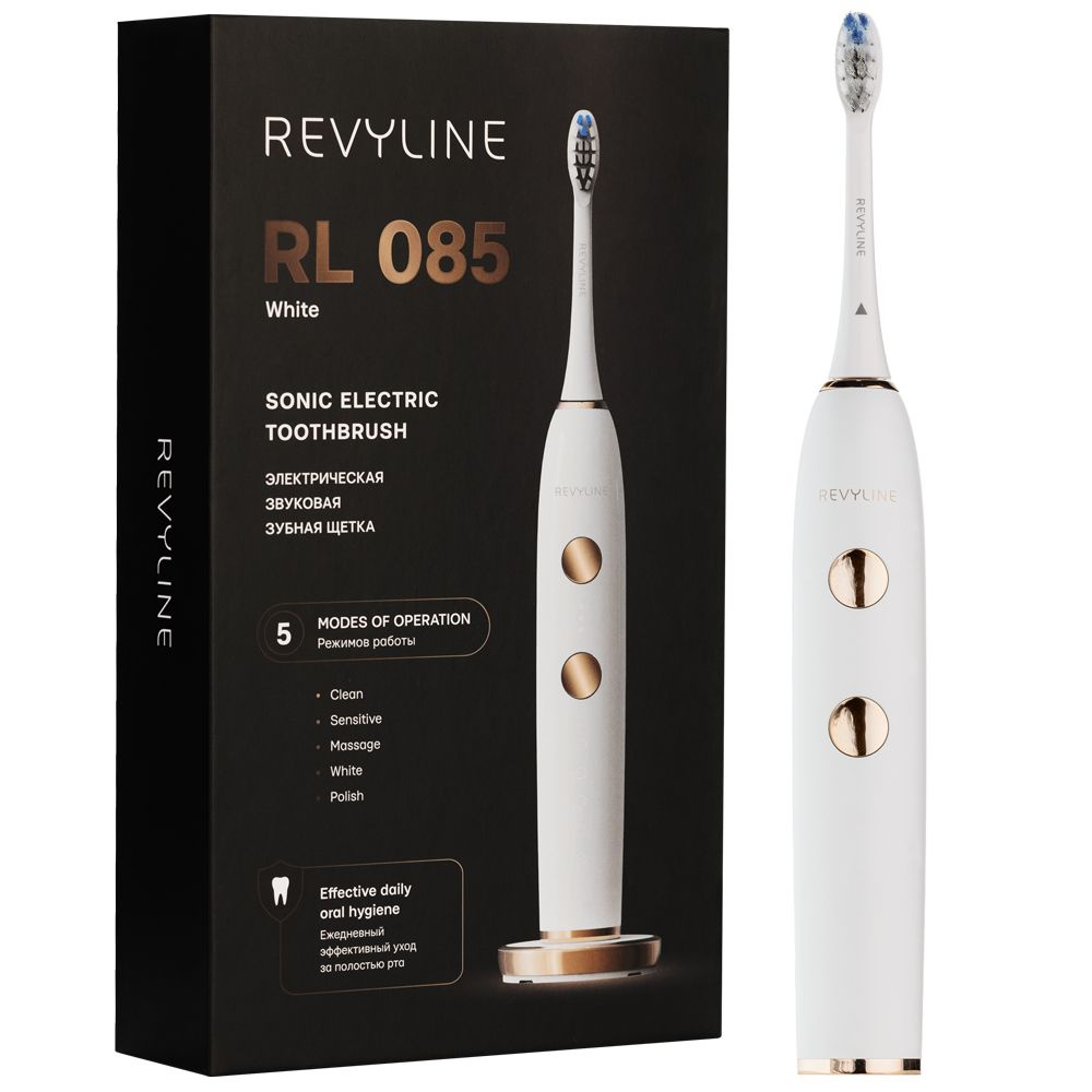 Revyline Электрическая зубная щетка RL 085, белый #1