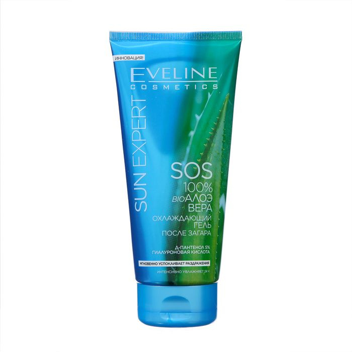 Eveline Cosmetics Гель после загара SOS охлаждающий серии SUN EXPERT, Алоэ Вера, 150 мл  #1