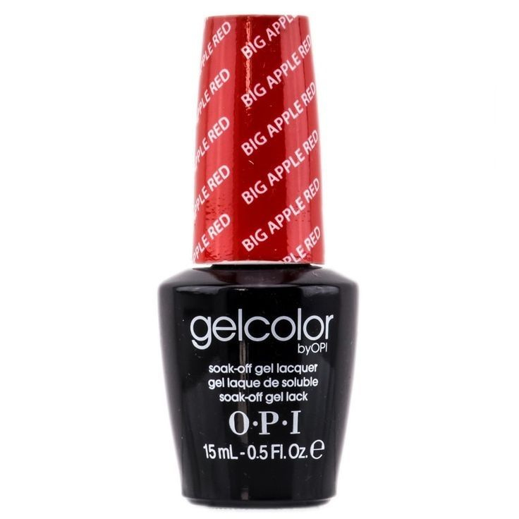 OPI GelColor Гель лак для ногтей красный, плотный цвет N25 #1