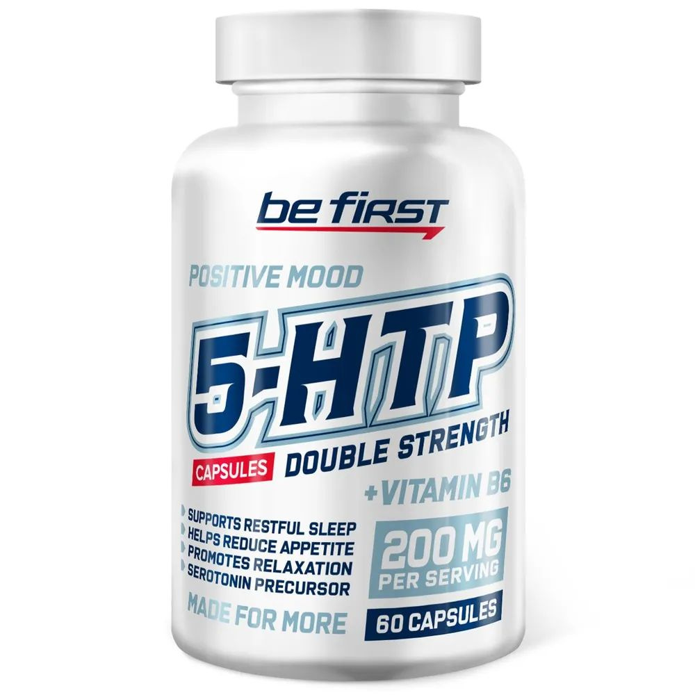 Экстракт гриффонии Be First 5-HTP 200 mg Double Strength 60 капсул #1