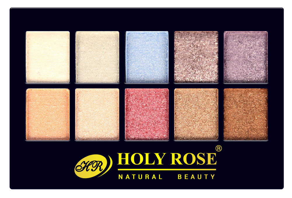 Holy Rose Тени для век, палетка теней для макияжа Eyeshadow Palette коллекция #4, 10 оттенков  #1