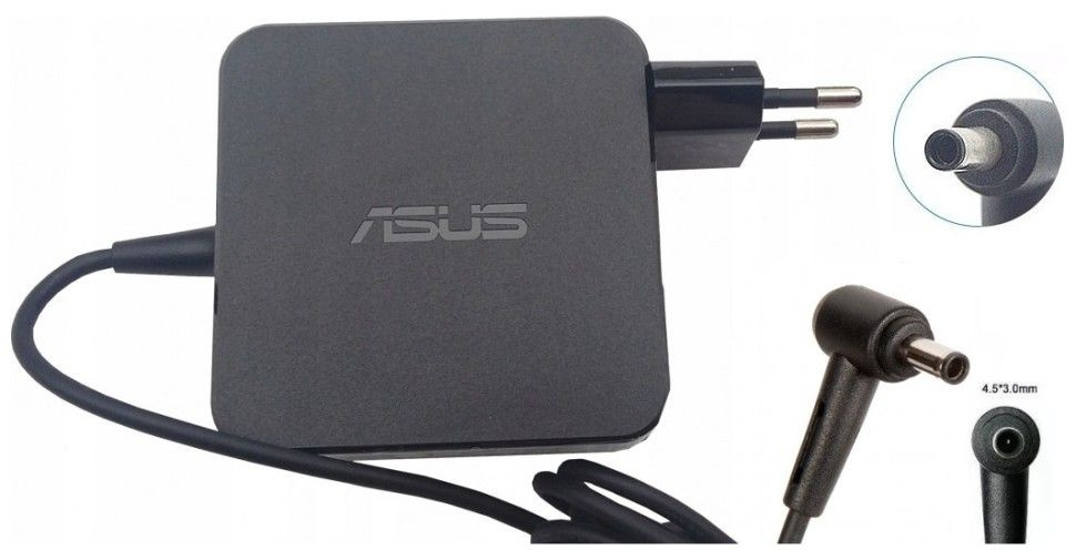 Зарядное устройство для ноутбука Asus VivoBook 16 M1605YA-MB330, 19V - 2,37А, 45 Вт (Штекер: 4.5x3.0мм #1
