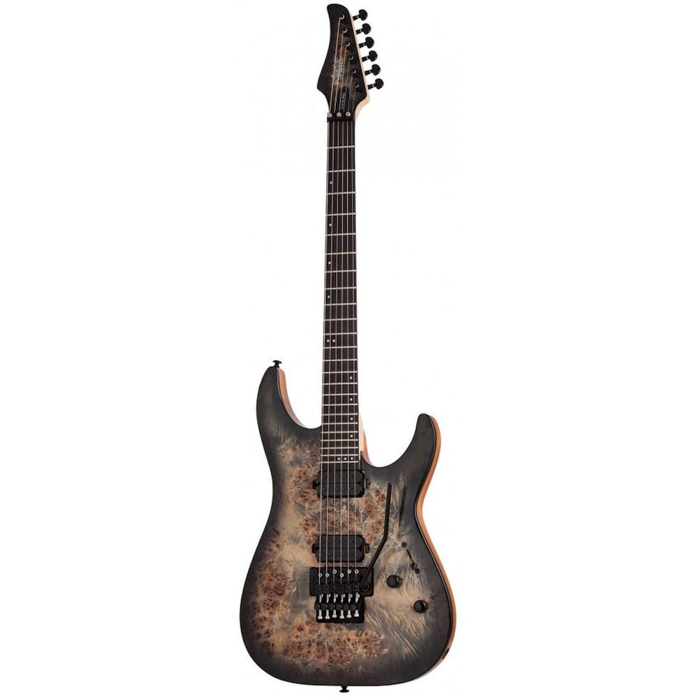 Электрогитара Schecter C-6 PRO FR Charcoal Burst #1